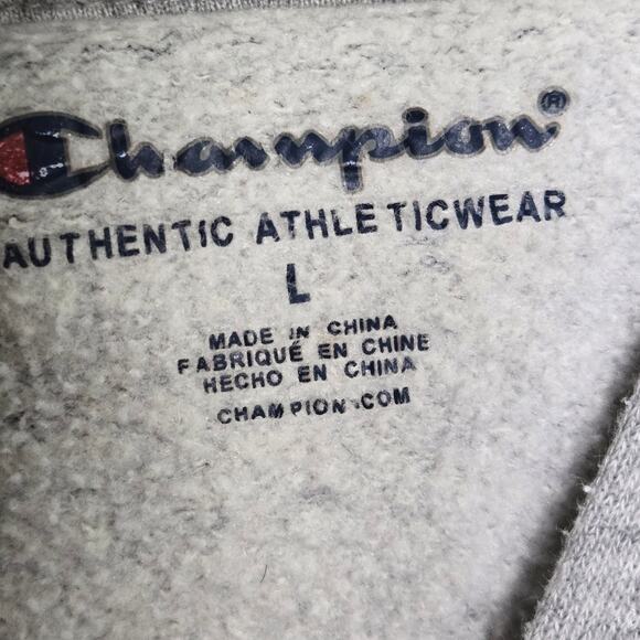 Champion Boys Size Large Hoodie. Gray In Color - Picture 5 of 5